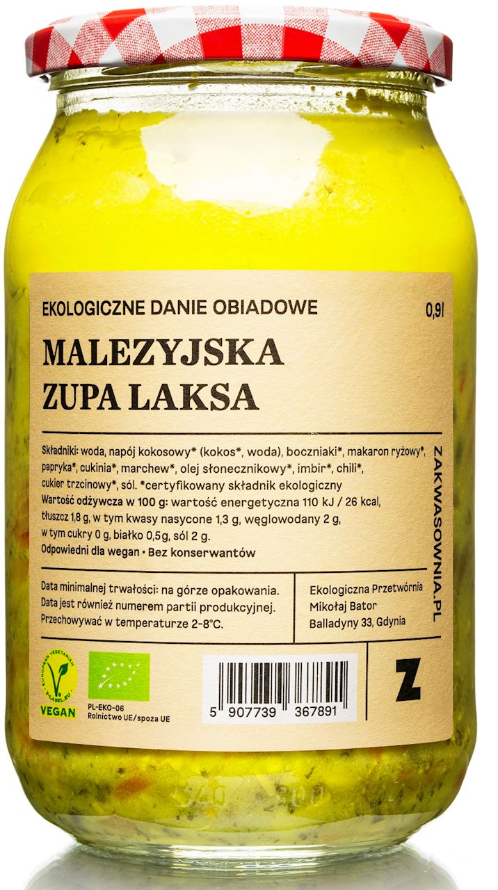 ZAKWASOWNIA Malezyjska zupa Laksa BIO