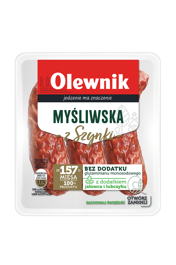 OLEWNIK Kiełbasa myśliwska sucha bezglutenowa frisco.pl