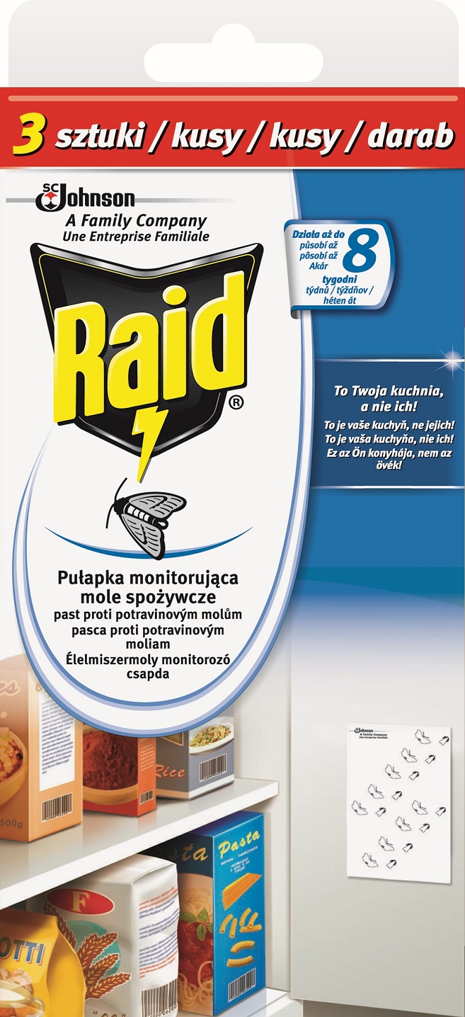 RAID Pułapka monitorująca mole spożywcze 3 szt. frisco.pl