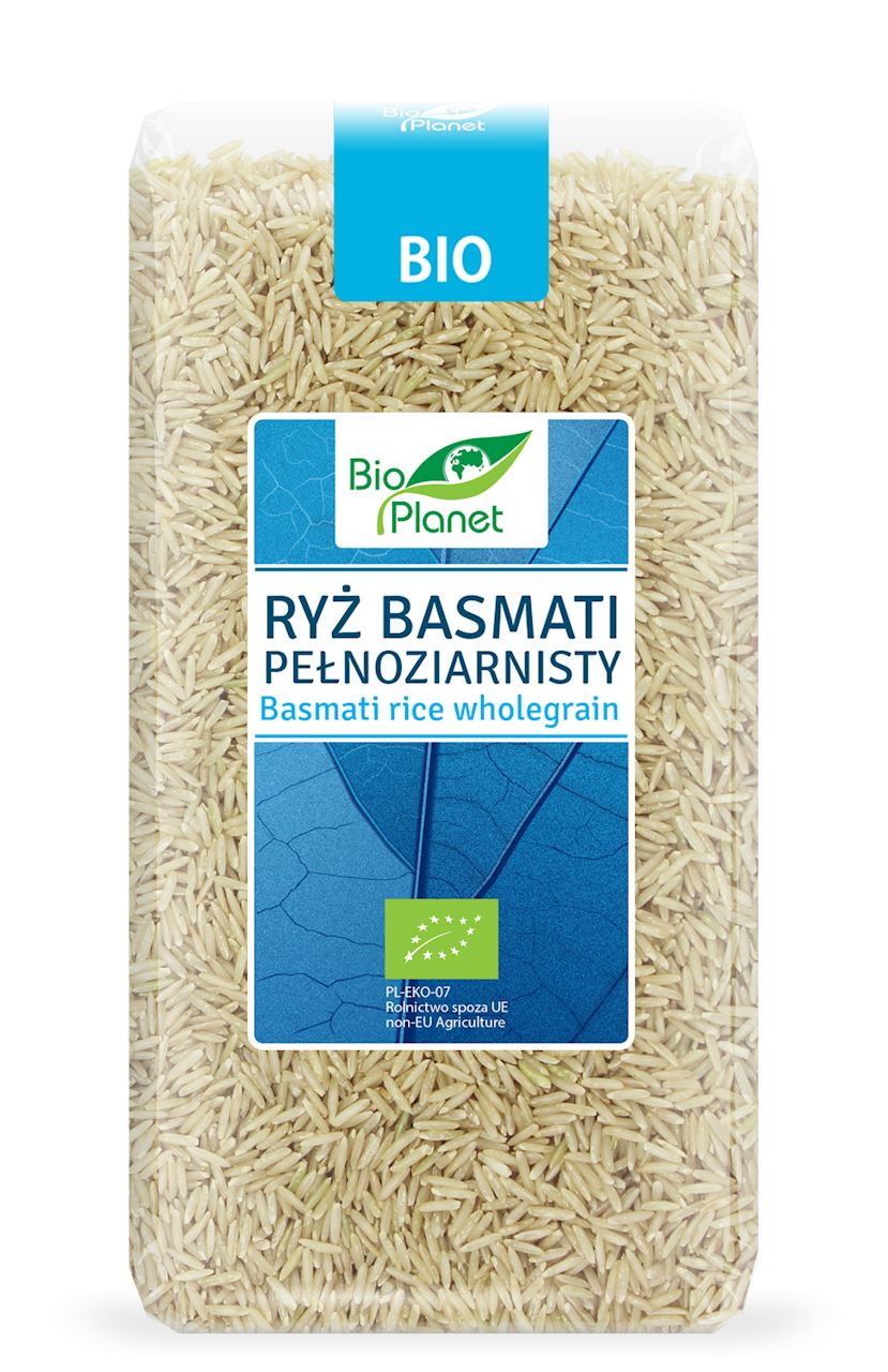 BIO PLANET Ryż basmati pełnoziarnisty BIO