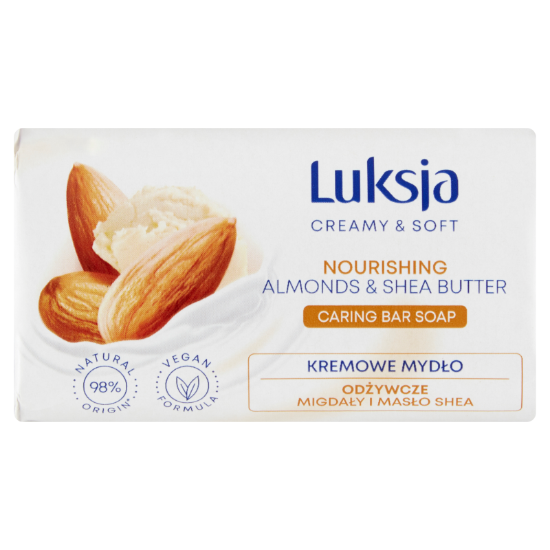 LUKSJA Creamy & Soft Mydło w kostce Migdały i Masło shea frisco.pl