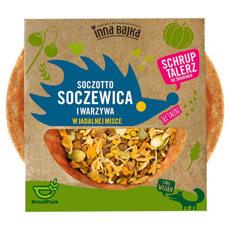 INNA BAJKA Soczotto - soczewica i warzywa (w jadalnej misce)