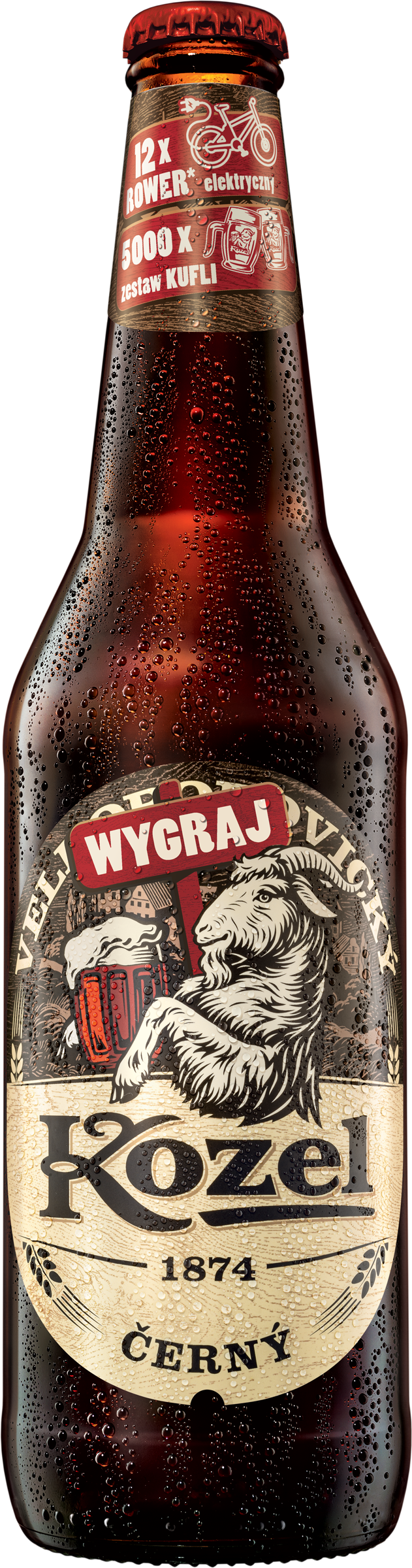 KOZEL Cerny Piwo ciemne (cena zawiera 1 zł kaucji za butelkę)