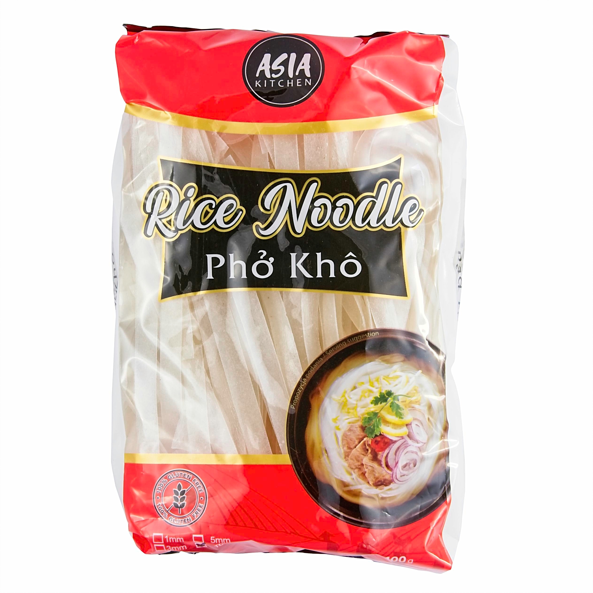 ASIA KITCHEN Makaron ryżowy bezglutenowy (10 mm)