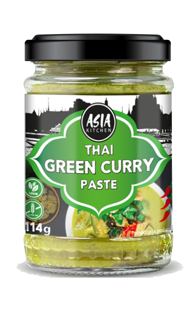 ASIA KITCHEN Pasta curry zielona bezglutenowa
