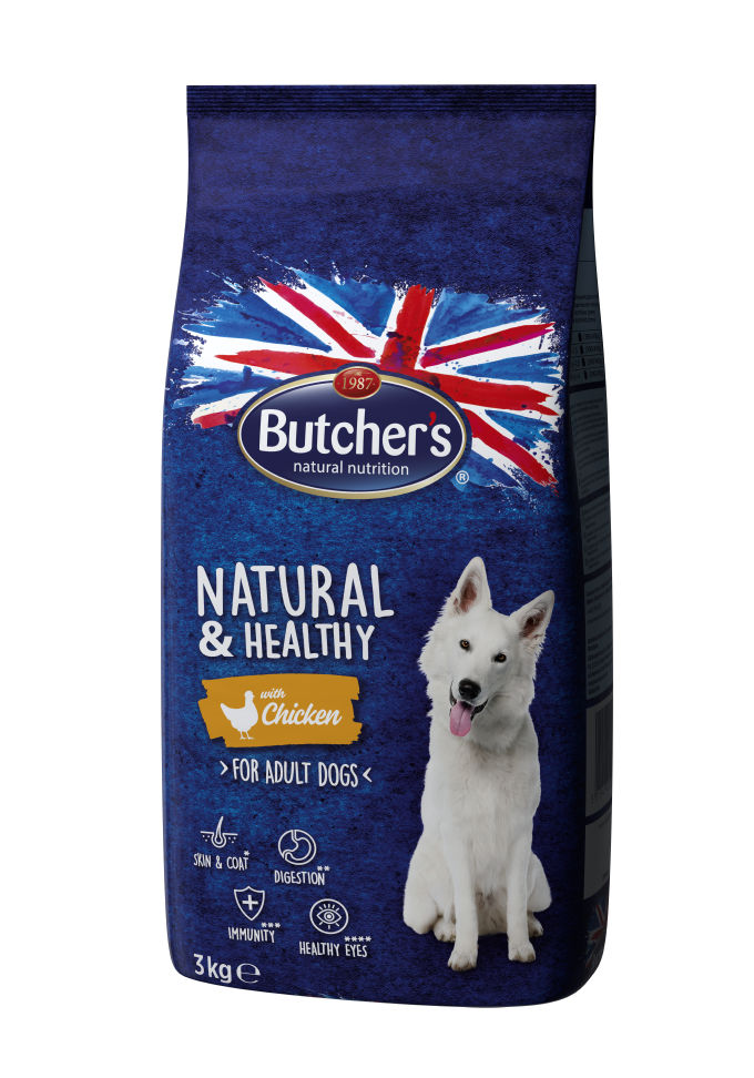BUTCHER'S Natural & Healthy Sucha karma dla psów z kurczakiem frisco.pl
