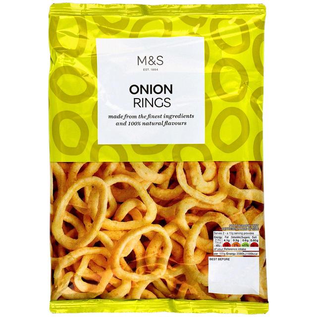 MARKS & SPENCER Przekąski ziemniaczane o smaku smażonej cebuli.