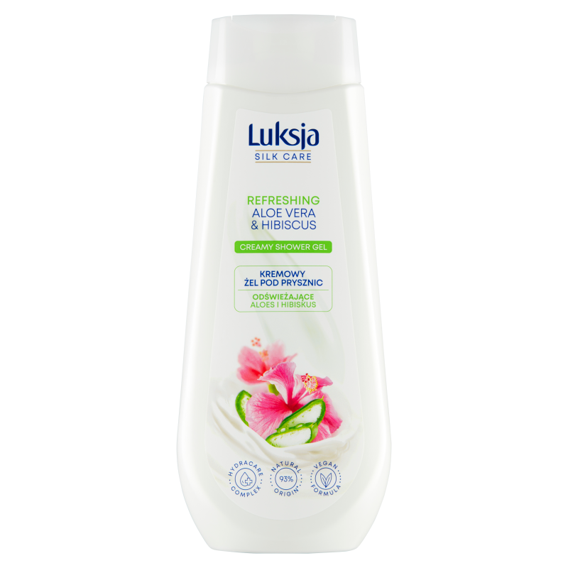 LUKSJA Silk Care Żel pod prysznic Aloes i Hibiskus frisco.pl
