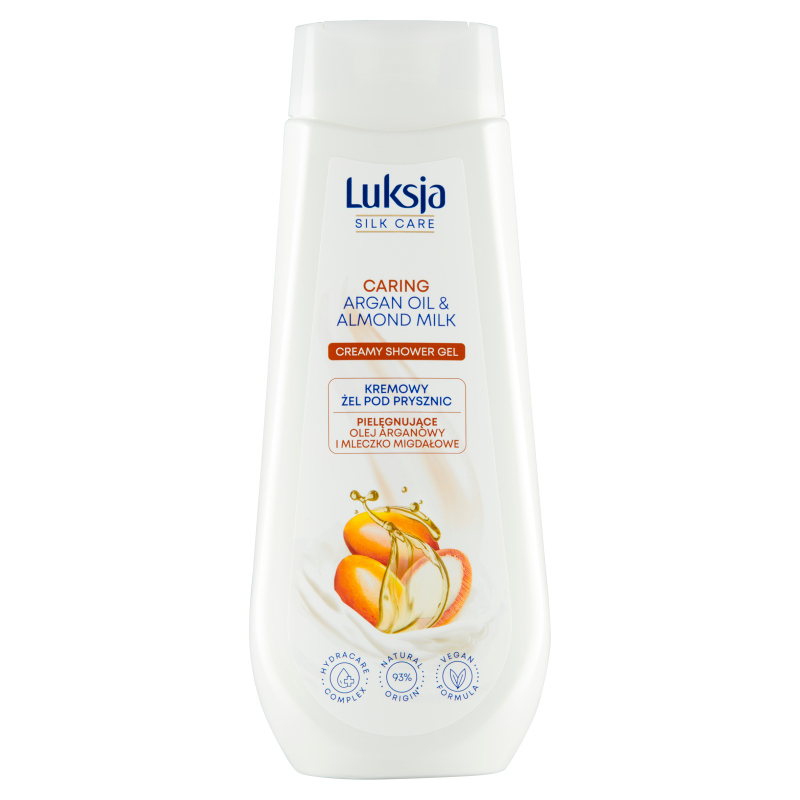 LUKSJA Silk Care Żel pod prysznic Olej Arganowy i Mleczko Migdałowe frisco.pl