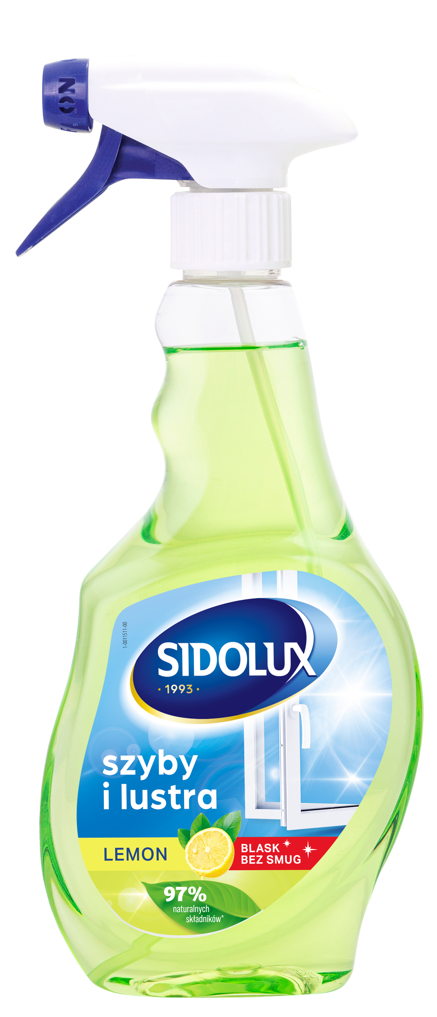 SIDOLUX Crystal Płyn do mycia szyb - cytrynowy frisco.pl