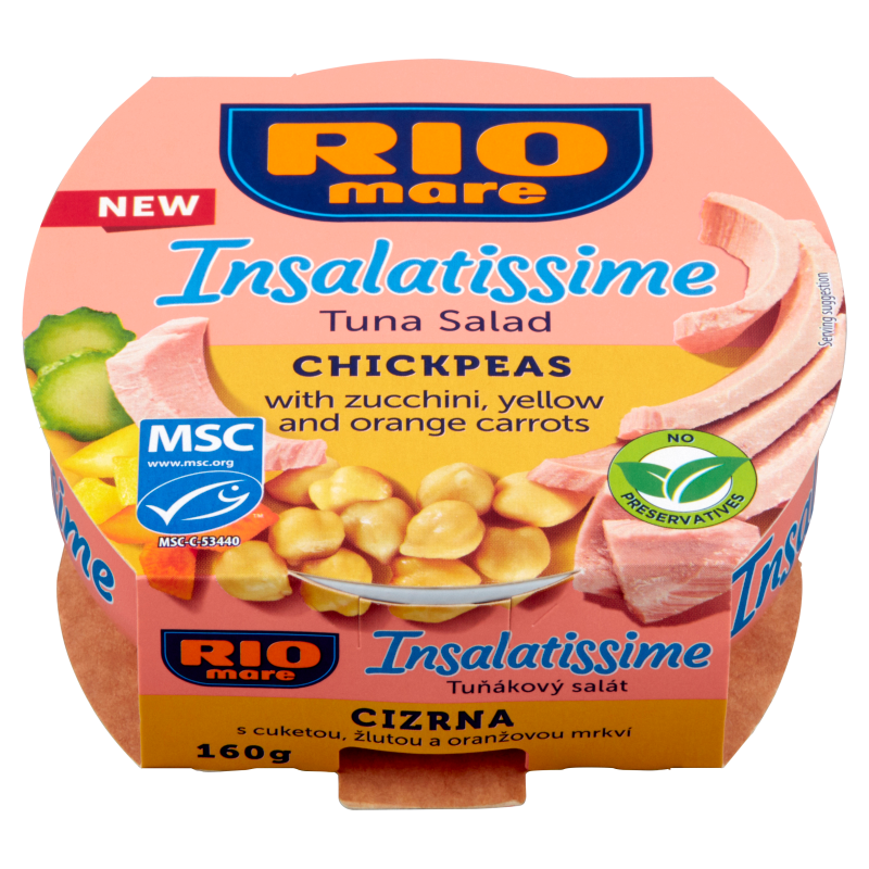 RIO MARE Insalatissime Sałatka z ciecierzycą i tuńczykiem frisco.pl