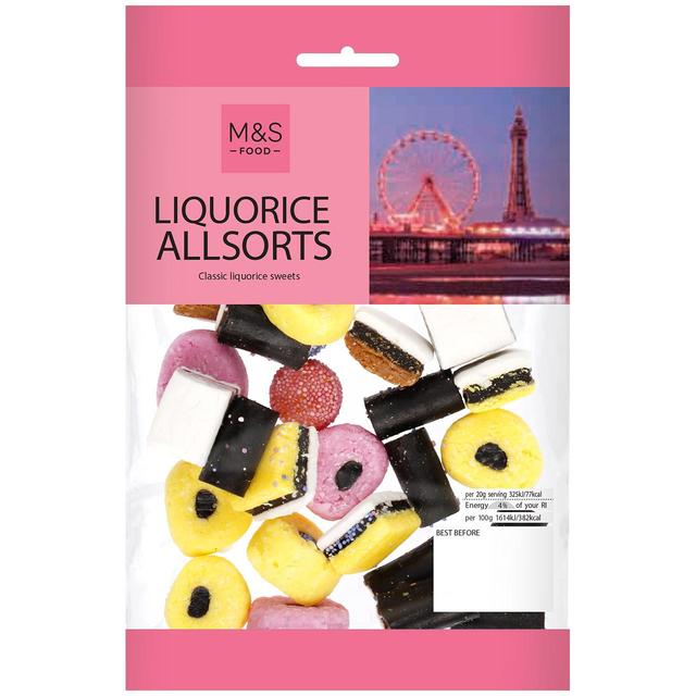 MARKS & SPENCER Mix cukierków z lukrecją