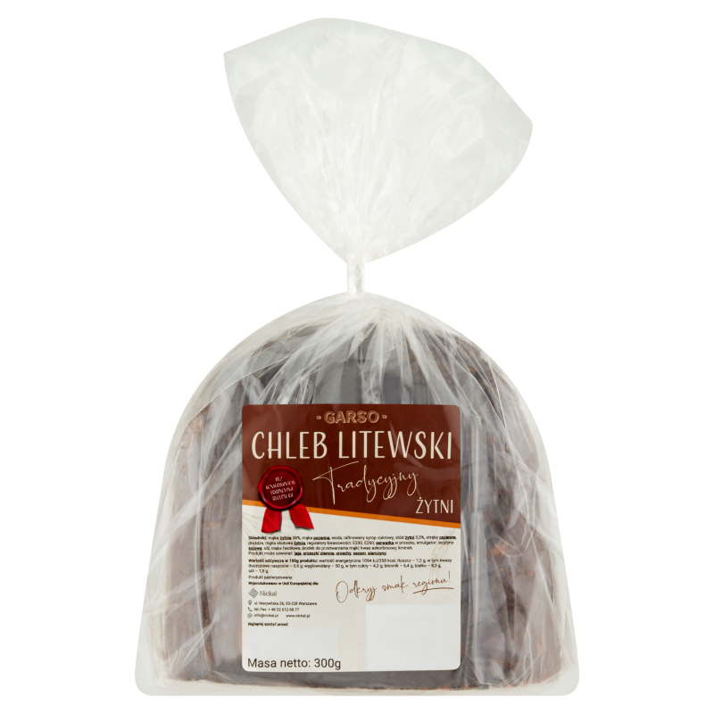GARSO Chleb litewski żytni tradycyjny