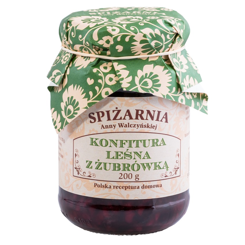 SPIŻARNIA ANNY WALCZYŃSKIEJ Konfitura leśna z żubrówką