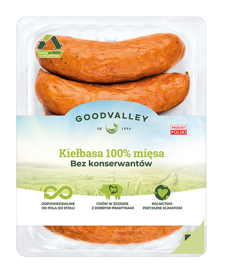 GOODVALLEY Kiełbasa 100% mięsa. frisco.pl