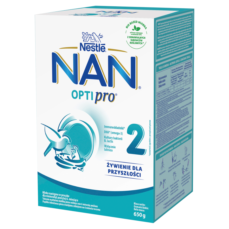 NESTLÉ NAN OPTIPRO 2 Mleko następne dla niemowląt po 6 miesiącu frisco.pl