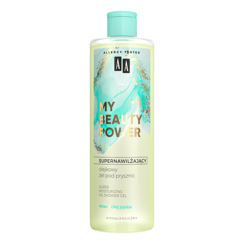 AA My Beauty Power Supernawilżający olejkowy żel pod prysznic Aloes frisco.pl