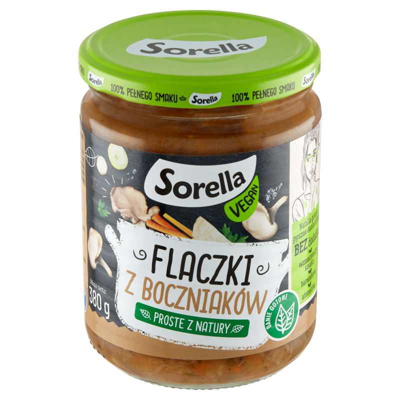 SORELLA Flaczki z boczniaków (wegańskie)