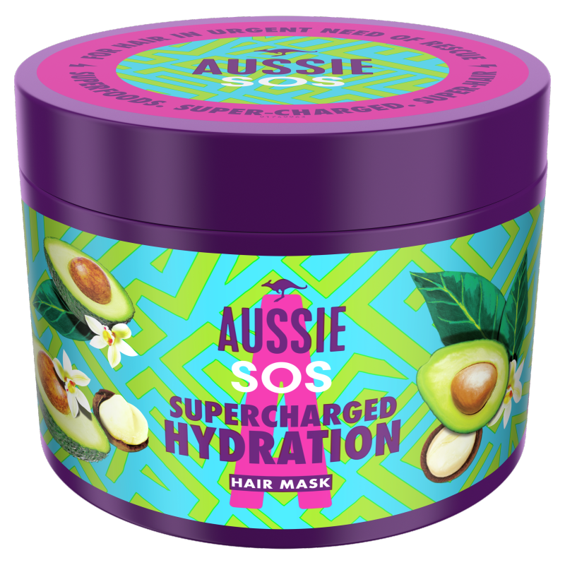 AUSSIE SOS Supercharged Moisture Maska do włosów