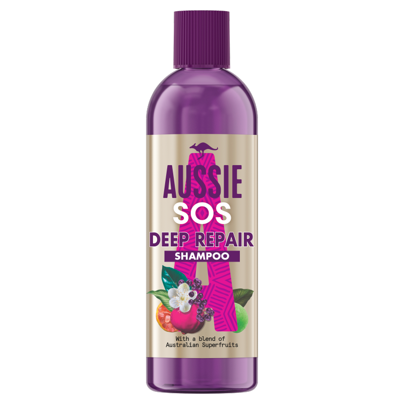 AUSSIE SOS Deep Repair Szampon do pielęgnacji włosów zniszczonych
