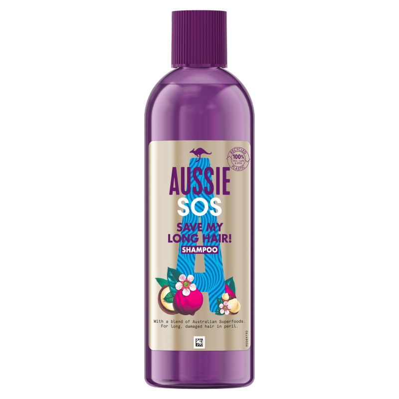AUSSIE SOS Save My Lengths! Szampon do zniszczonych włosów w rozsypce