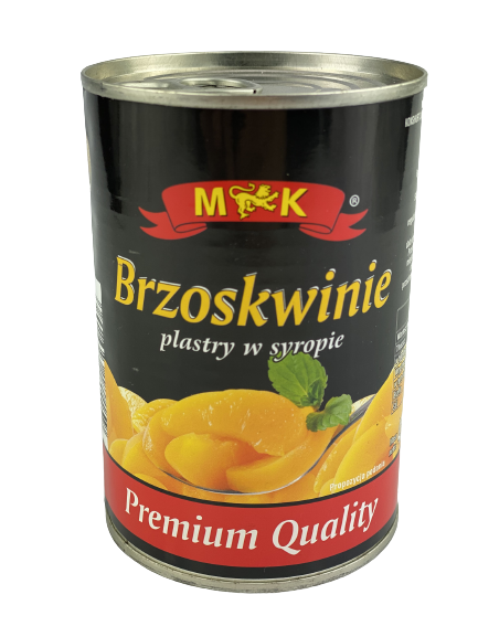 MK Brzoskwinie (plastry) w lekkim syropie