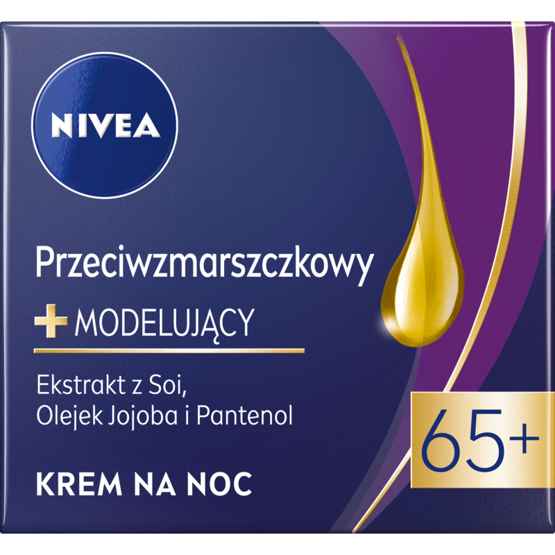 NIVEA Przeciwzmarszczkowy krem do twarzy na noc 65+