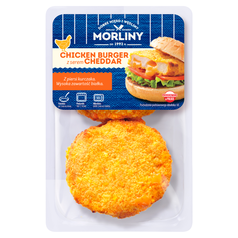 MORLINY Burger z kurczaka z serem