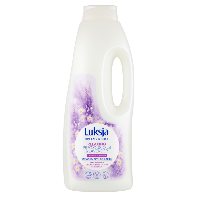 LUKSJA Creamy & Soft Kremowy płyn do kąpieli Drogocenne olejki i Lawenda frisco.pl