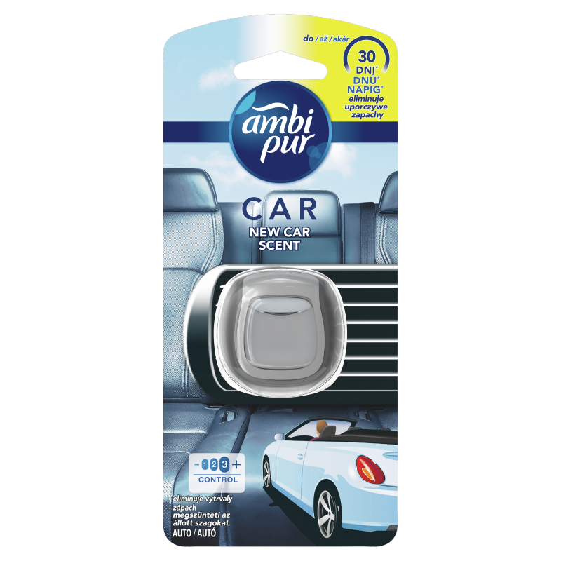 AMBI PUR CAR Zestaw startowy samochodowego odświeżacza powietrza New Car