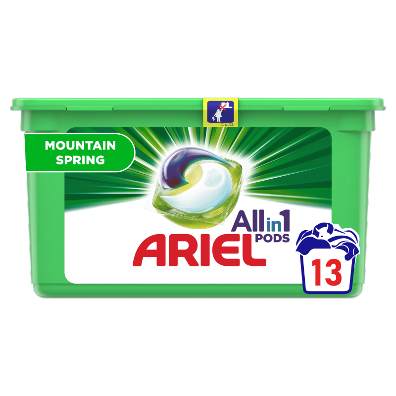 ARIEL Allin1 Pods Kapsułki do prania Mountain Spring 13 szt.