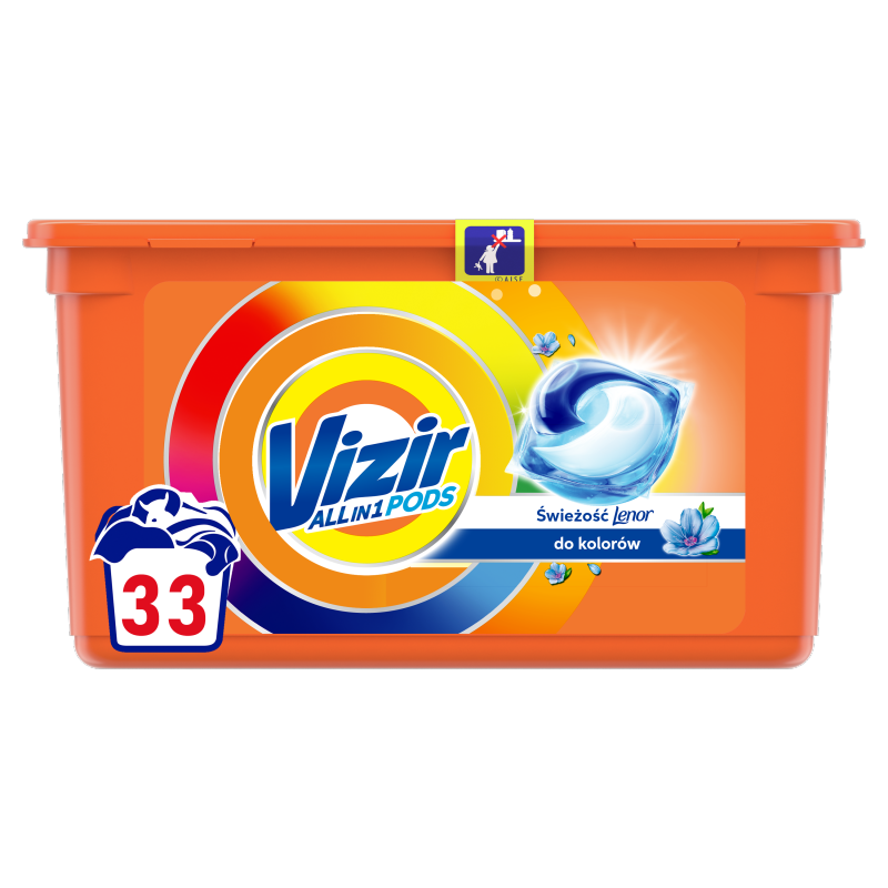 VIZIR Allin1 Color Kapsułki do prania Lenor Freshness 33 szt.
