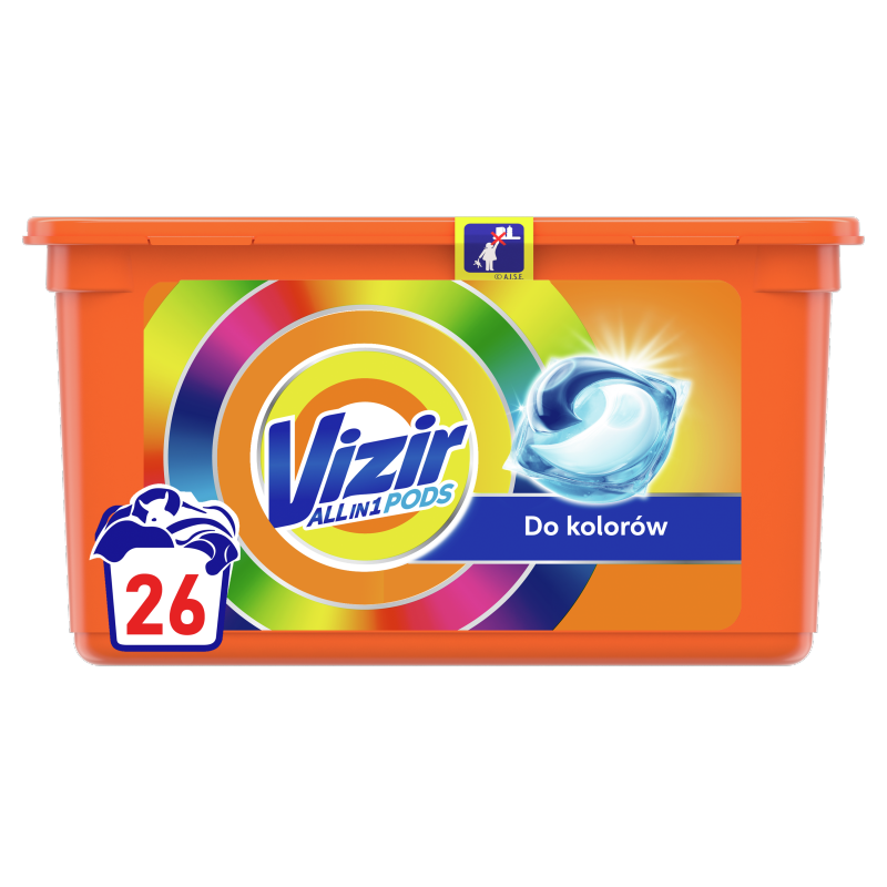 VIZIR Allin1 Color Kapsułki do prania 26 szt. frisco.pl