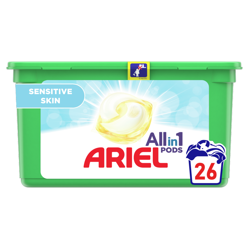 ARIEL Allin1 Pods Sensitive Kapsułki do prania 26 szt