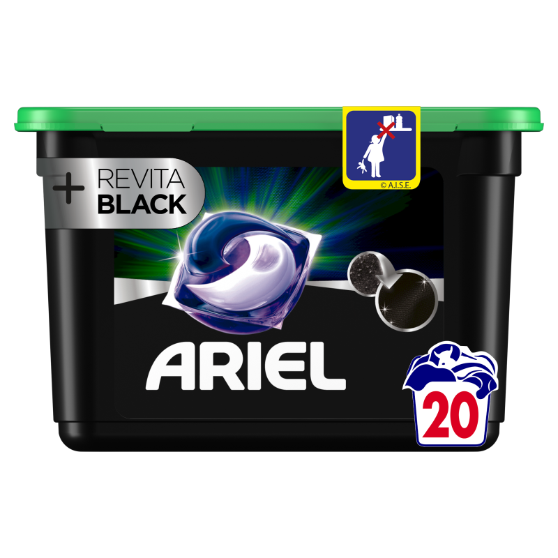 ARIEL Allin1 Pods Kapsułki do prania +Revitablack 20 szt.