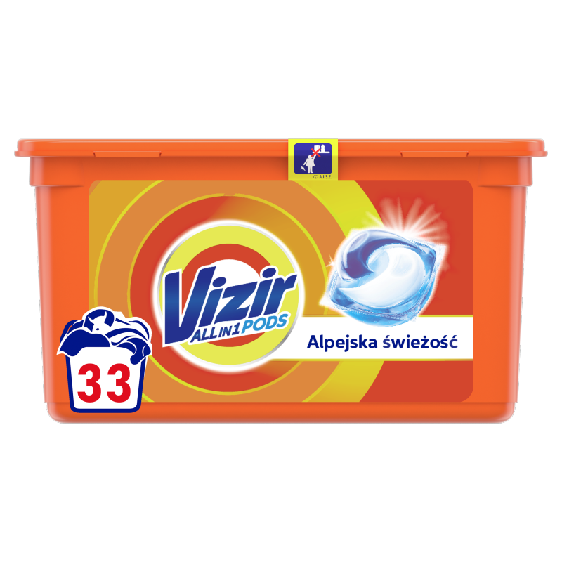 VIZIR Allin1 Alpine Kapsułki do prania 33 szt. frisco.pl