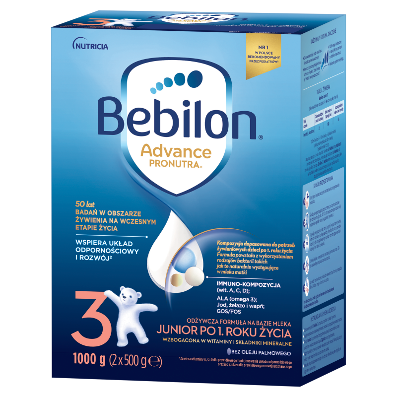 BEBILON 3 Pronutra-Advance Junior Mleko modyfikowane po 1. roku życia frisco.pl