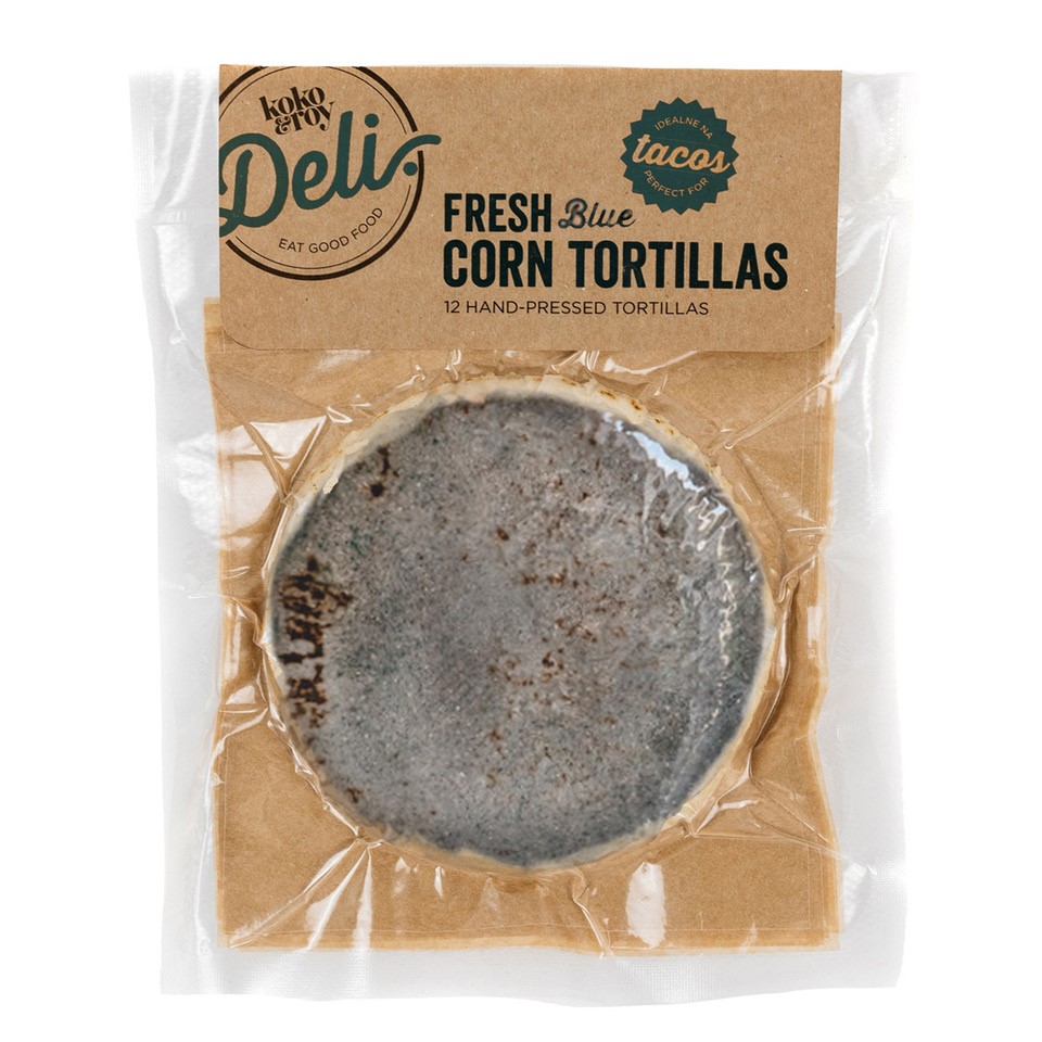 KOKO&ROY DELI Tortilla kukurydziana niebieska mini (12 szt.)