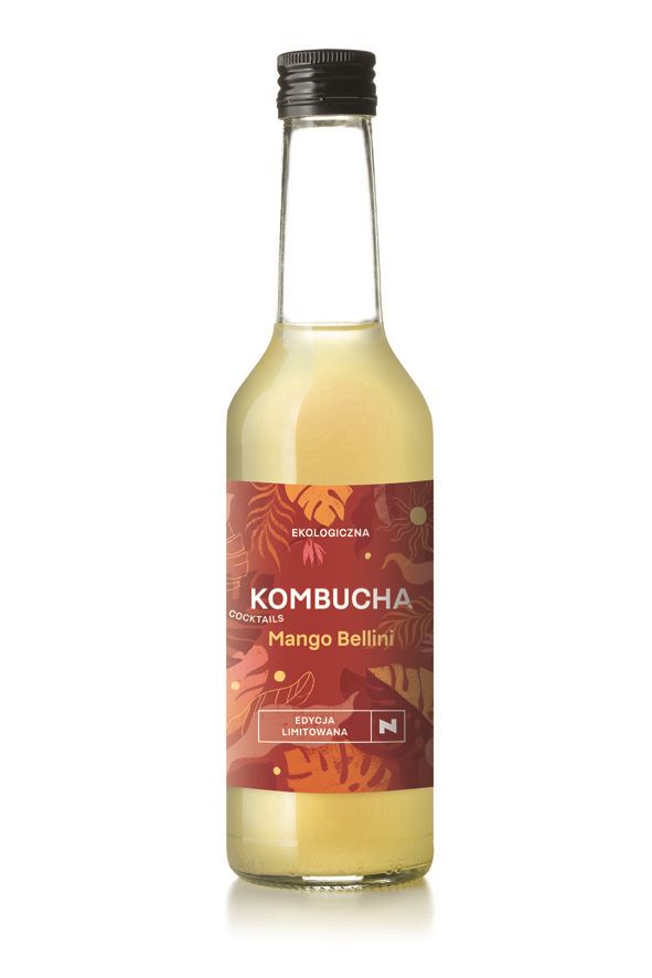 ZAKWASOWNIA Ekologiczna kombucha cocktails mango bellini