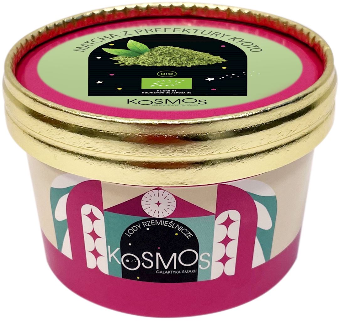 LODY RZEMIEŚLNICZE KOSMOS Lody matcha z Prefektury Kyoto BIO
