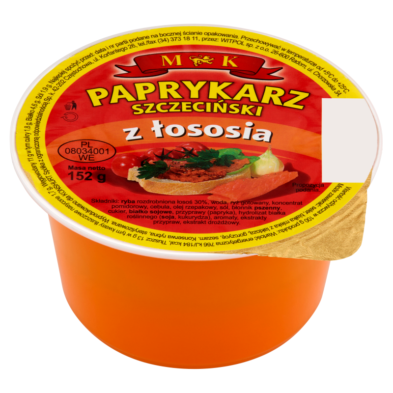 MK Paprykarz szczeciński z łososiem