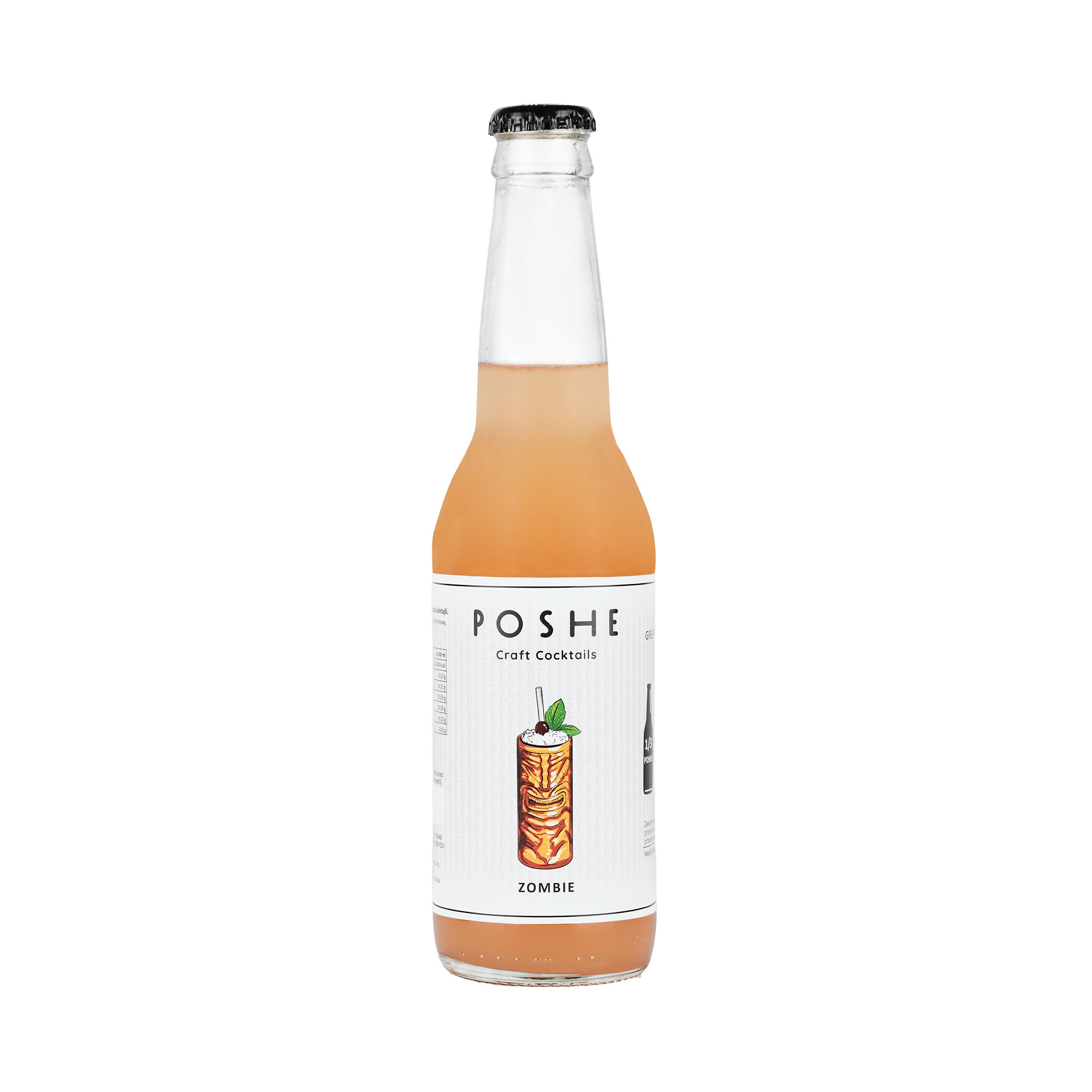 POSHE Zombie Mix bez alkoholu do przygotowania 3 koktajli na bazie rumu