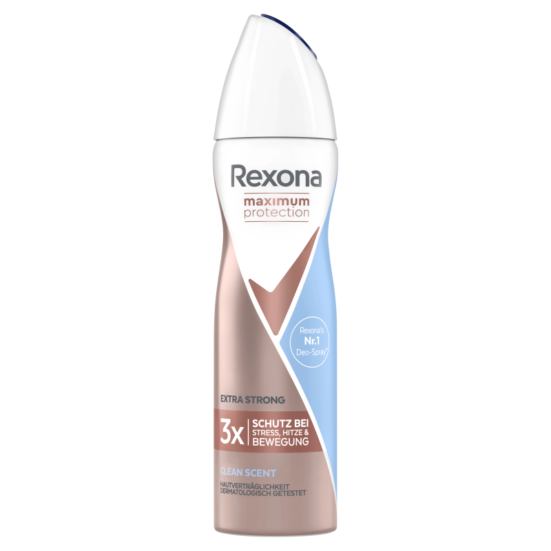 REXONA Maximum Protection Antyperspirant w aerozolu dla kobiet Clean Scent