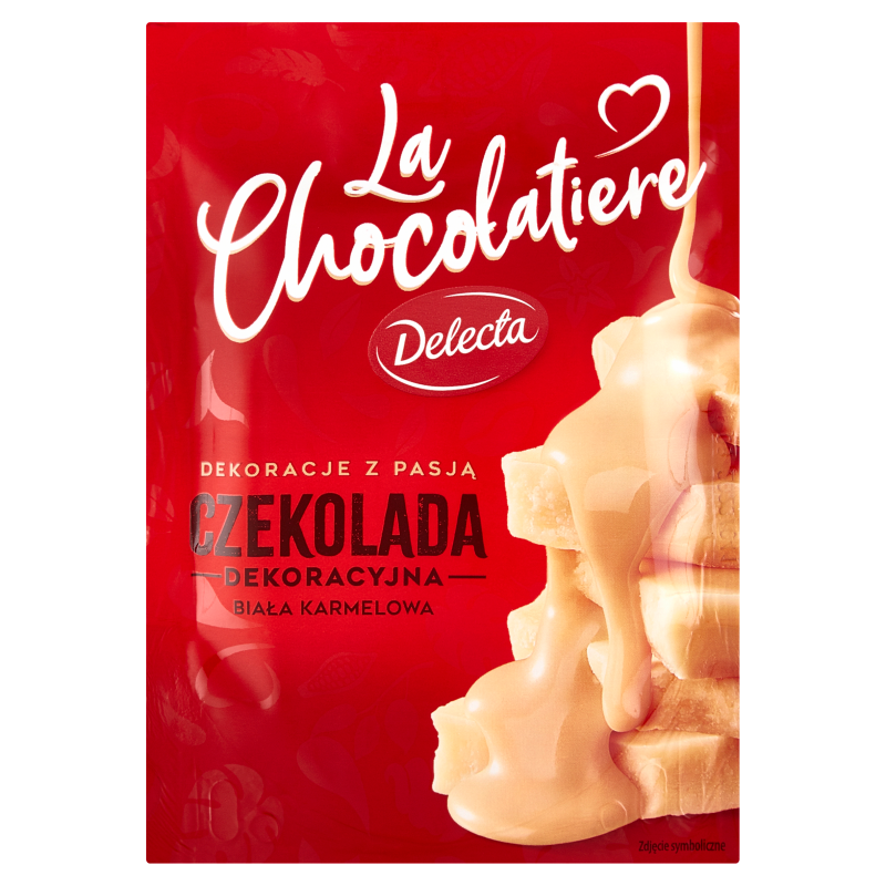 DELECTA La Chocolatiere Czekolada dekoracyjna biała karmelowa frisco.pl