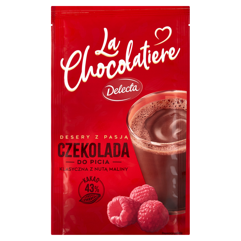 DELECTA La Chocolatiere Czekolada do picia klasyczna z nutą maliny frisco.pl