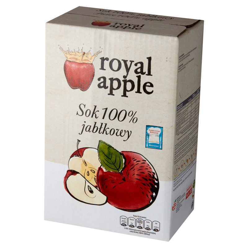 ROYAL APPLE Sok jabłkowy w kartonie tłoczony frisco.pl