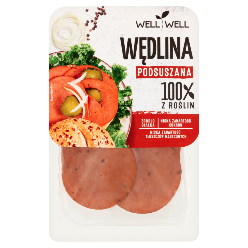 WELL WELL Wędlina roślinna podsuszana