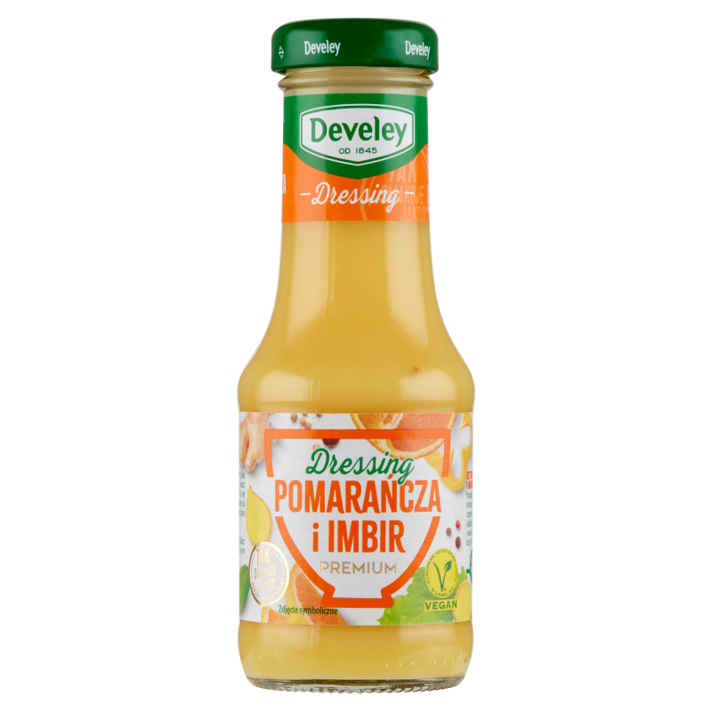 DEVELEY Dressing sałatkowy - pomarańcza i imbir