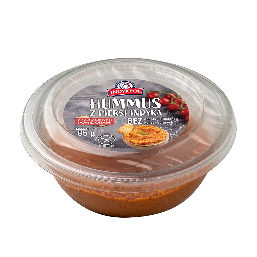 INDYKPOL Hummus z piersi indyka z suszonymi pomidorami