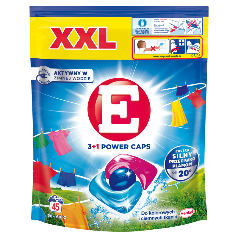 E Power Caps Kapsułki do prania Color 45 szt.